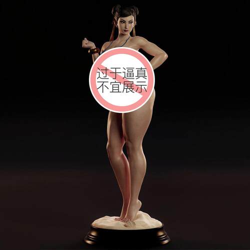 人高 38mm 50mm 75mm 泳装春丽 树脂兵人 TD-6596/3D