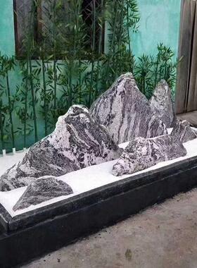 雪浪石风景石庭院造景假山别墅装饰假山摆件