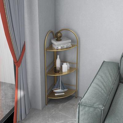 墙角置物架浴卧室省空NBP001收纳客厅转角花架角落层小书柜间室多