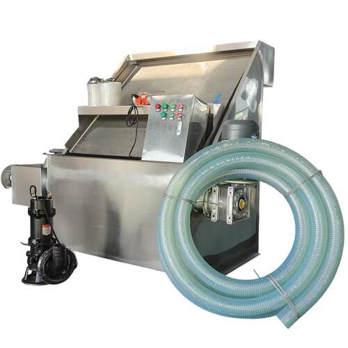 出口牛粪干湿分离机不锈钢猪粪固液分离机跨境养殖场粪污脱水机