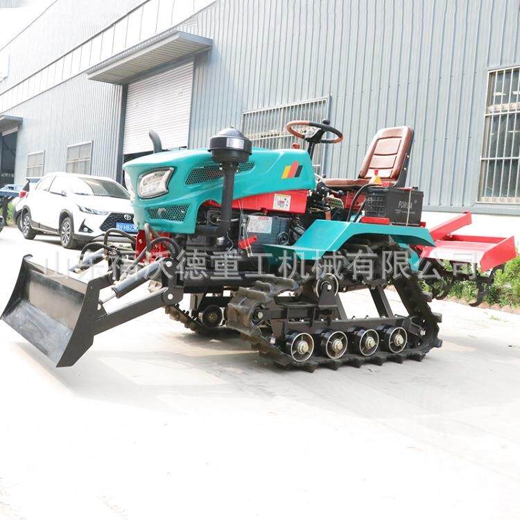 遥控小机履带拖拉大马力多功能开沟推土494耕机型水旱两用拖拉旋