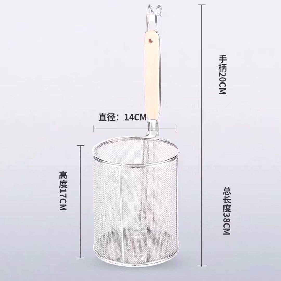 不锈钢大漏勺粉篱麻辣烫煮面捞面漏网烫菜过滤网烫粉漏筐篓子油炸,厨房/烹饪用具,漏勺/滤网勺,淘宝优惠券,粉丝福利购,淘宝优惠卷
