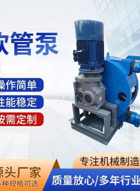 发泡水泥浆化学液体输送耐腐蚀挤压式工业软管泵大流量蠕动泵