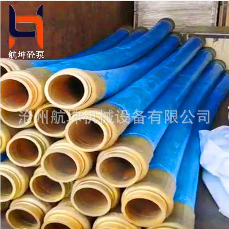 厂家5寸橡胶钢丝软管125高压四层钢丝缠绕胶管砂浆泵80软管