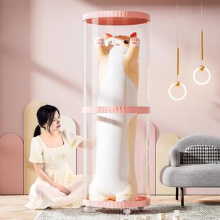 超大号拉链款 毛绒玩具收纳桶客厅可移动大容量收纳神器玩偶收纳筒