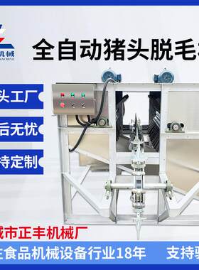 全自动猪牛头打毛机屠宰厂用牛羊蹄子去毛机整个猪牛羊脱毛机