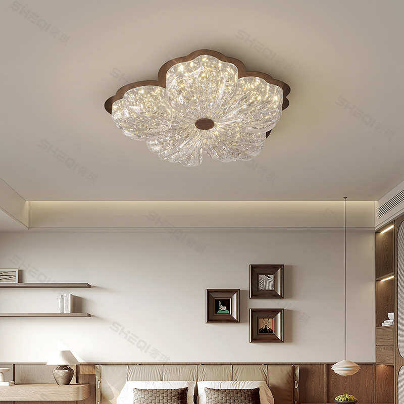 迪格雅法式中古风客厅卧室普瑞护眼轻奢高端冰纹金箔树脂吸顶灯具,家装灯饰光源,智能吸顶灯,淘宝优惠券,粉丝福利购,淘宝优惠卷