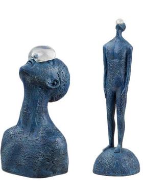 现软代简约半人雕塑水滴摆件客厅玄关样板间0022酒店家居艺术装饰