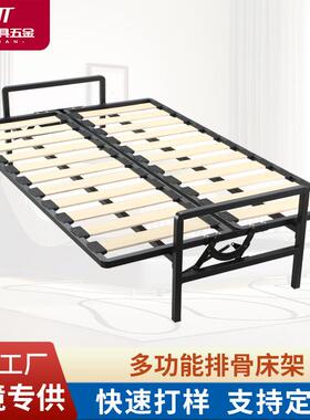 卧室家用排骨架床板加厚承重支架实木可拆装榻榻米床架折叠双人床