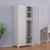 加厚铁皮柜物柜宿衣舍柜衣帽物品双人储内务更柜四门储物01柜子