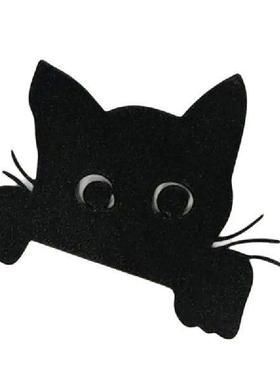 N58A Sturdy Metal Cats Door Accent Fashion Pieces Unique