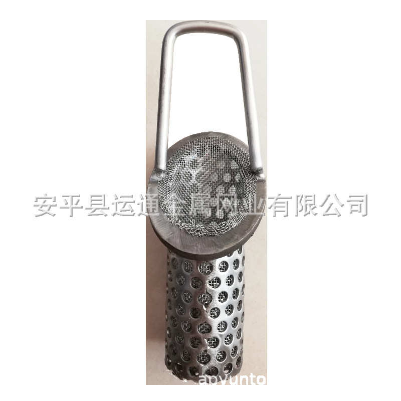 滤油管管道滤芯石灰浆污水过滤筒斜口提篮式过滤器Y型篮式过滤芯