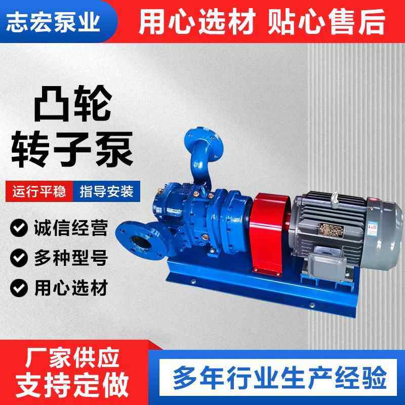 扫舱凸泵化旋转活塞泵轮泵污污水泵转子泵自176吸泵工泵耐腐泥蚀