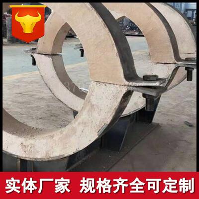 供应蛭石隔热管托 DN200蒸汽管道滑动支架 VLB长输低能耗固定管托