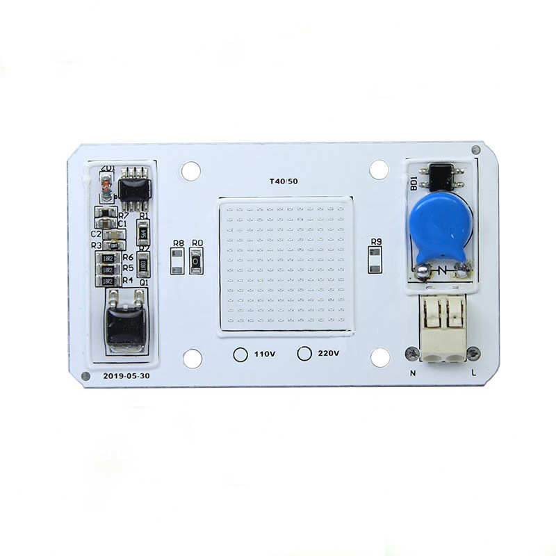 50W紫外灯珠LED光源400NM UV紫光395Nm固化3D打印405nm免驱动220V