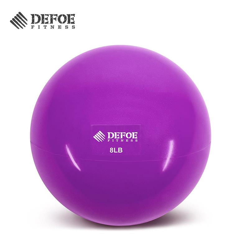 正品defe软式重球瑜伽灌球pvc实心球健身器材o普拉力提健身沙球软