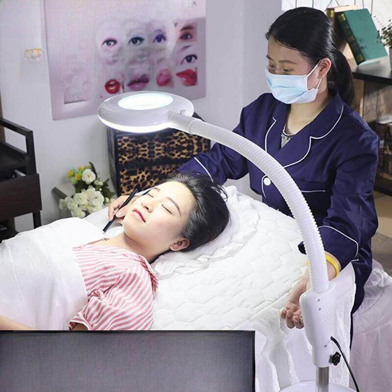 纹身艺术家专用眉绣灯，美容睫毛等美容灯，面部祛痘便携式大光圈