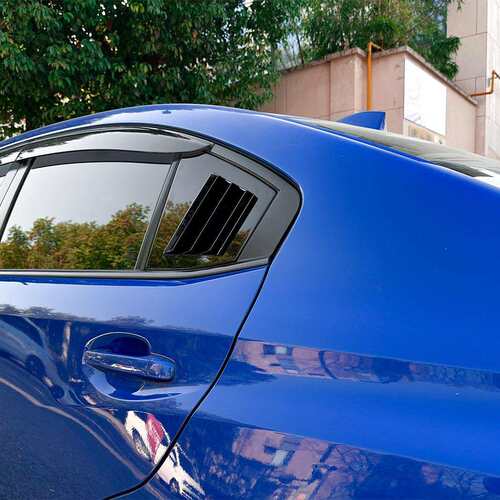 适用斯巴鲁Subaru WRX STI VA 2014-21三角窗百叶窗车贴外饰改装