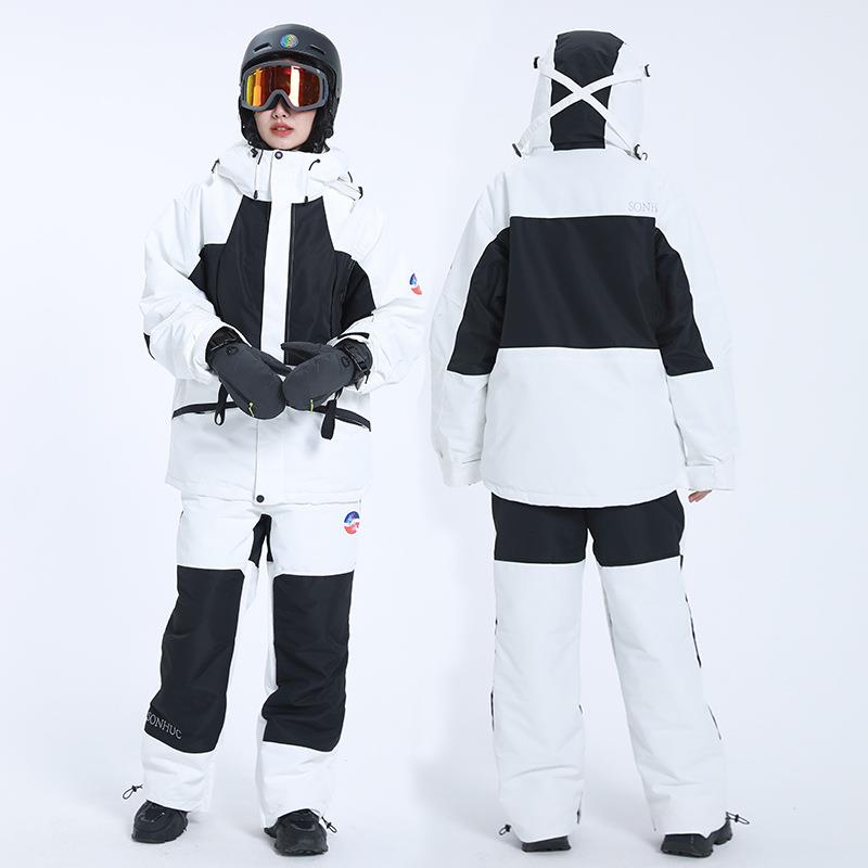 滑雪服套装女男专业单板雪服双板保暖加厚防风防水户外滑雪装备全
