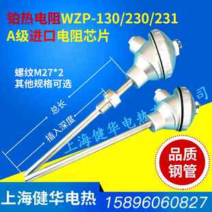 WZPK PT100热电阻WZP 230 WZPB 铂热电阻温度传感器 231