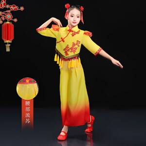 灯忆故乡情儿童演出服新款幼儿春晚舞蹈服小荷风采灯笼喜庆表演服