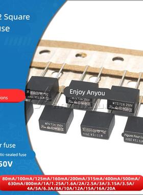 392方形电源保险丝250V T630/500mA 1A1.6A2A3.15A4A5A6.3A10A20A