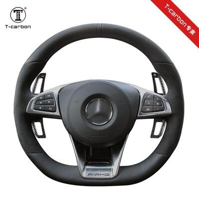 适用于15-20款奔驰A45C63S63GLEGLSGLA45AMG款替换碳纤维换挡拨片