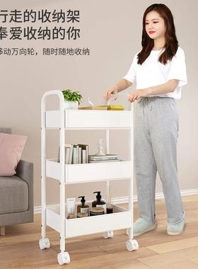 Kitchen storage rack bathroom Shelf Trolley iron shelves