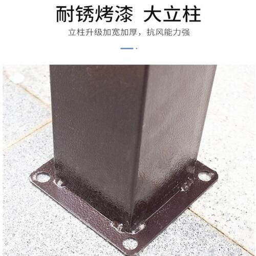 户外休闲四柱凉亭庭院防雨遮阳棚雨棚罗马篷四角凉亭农家乐亭子