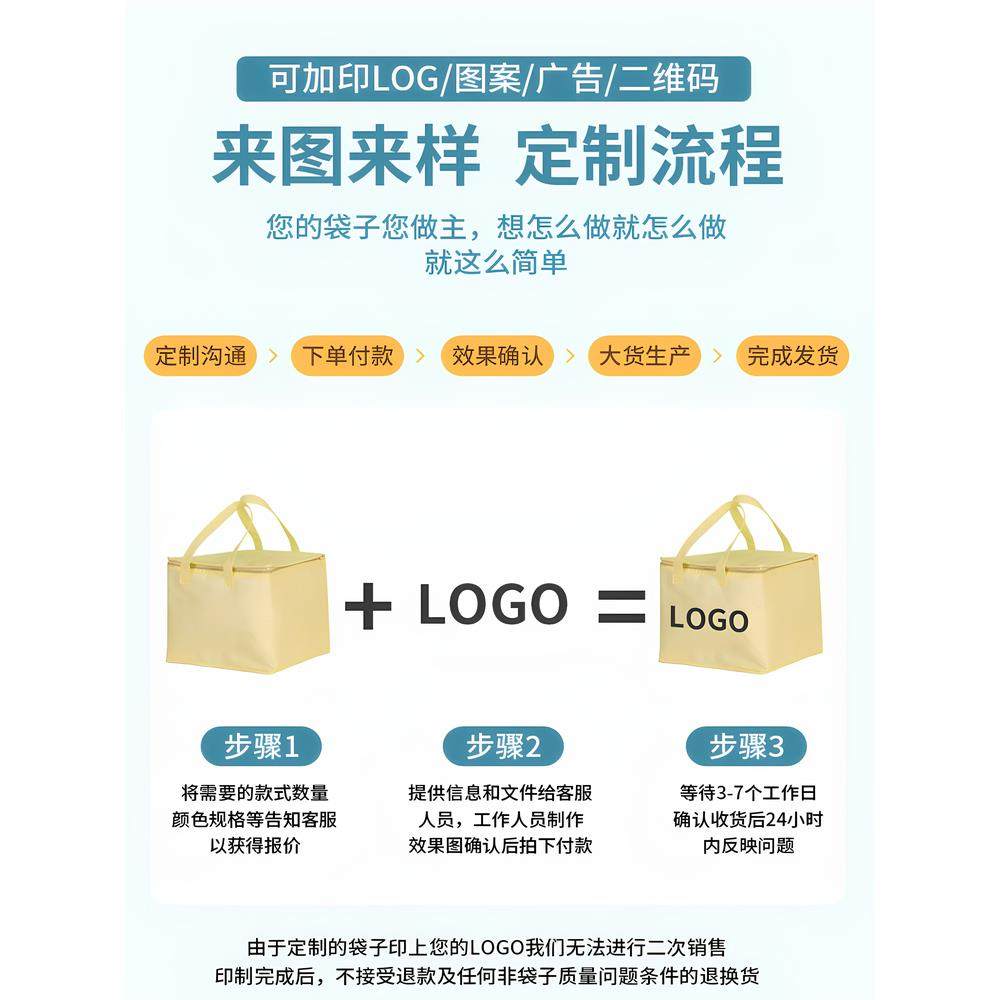 蛋糕保温袋手提加厚外卖冷藏袋防水烧烤海鲜露营夏天专用,餐饮具,保温袋,淘宝优惠券,粉丝福利购,淘宝优惠卷