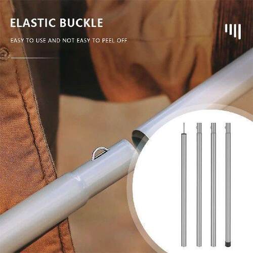 Tent Support Rod Portable Beach Shelter Tarp Awning Pole