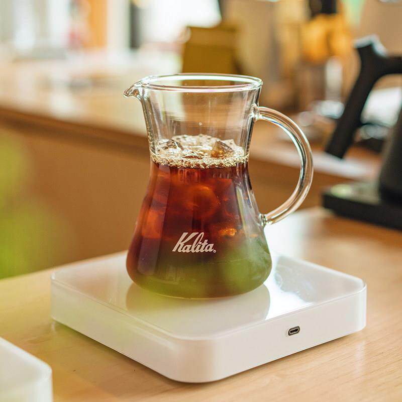 日本kalita手冲咖啡分享壶挂耳手冲壶耐热玻璃咖啡器具带刻度日式