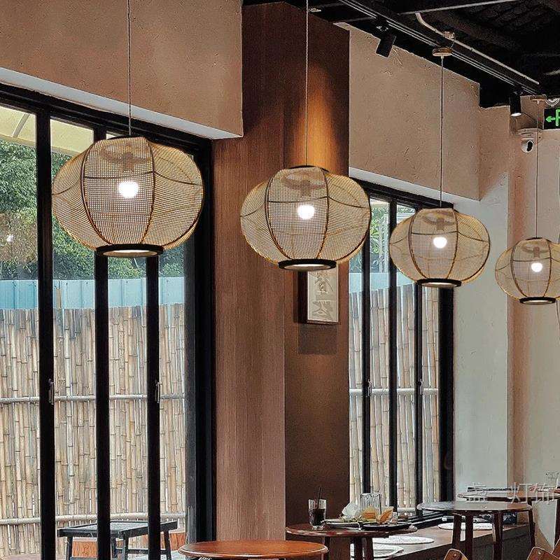 中式灯笼国风餐厅吊灯仿古饭店火锅店灯具宋氏美学复古茶室吊灯