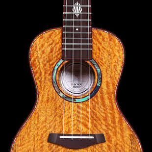 AJIMA艾吉玛尤克里里虎纹芒果木亮光擦色全单小吉他23寸26初学A9