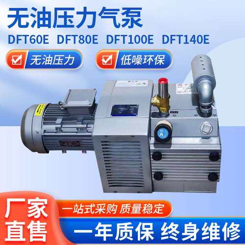DFT...E系列无油压力气泵粮食木工雕刻气体传输泵大功率无油气泵