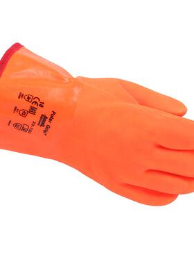 Ansell/安思尔23-700PVC防寒耐低温防水保暖冷库用手套 绒内衬