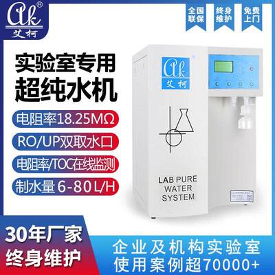 质检实验室超纯水机艾柯大容量超纯水/纯水化学实验超纯水设备