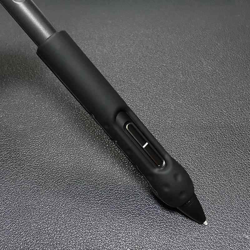 绘王压感笔PW550S细笔握笔器 L310 L610绘图板硅胶加粗防摔笔套