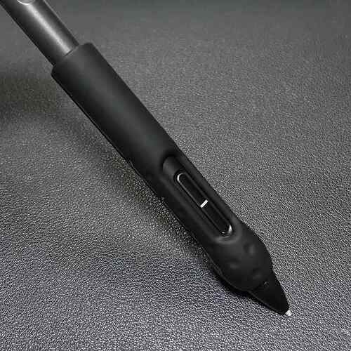 绘王压感笔PW550S细笔握笔器 L310 L610绘图板硅胶加粗防摔笔套