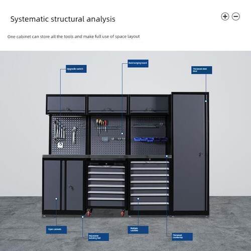 汽修工作站工具车重型车间组合工具柜推车自行车多功能维修工作台