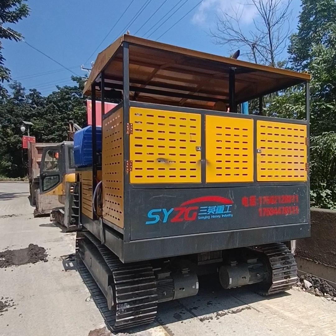 混凝土路沿石滑模机 路肩成型机 一次成型公路农田水沟边沟滑模机