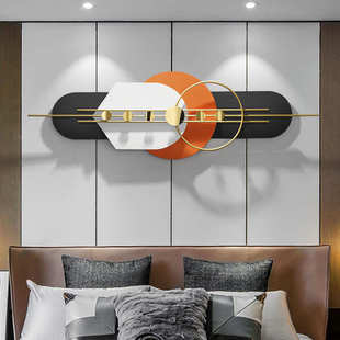 轻奢现代铁艺壁饰房间沙发背景墙壁挂件客厅电视高端酒店墙面装饰