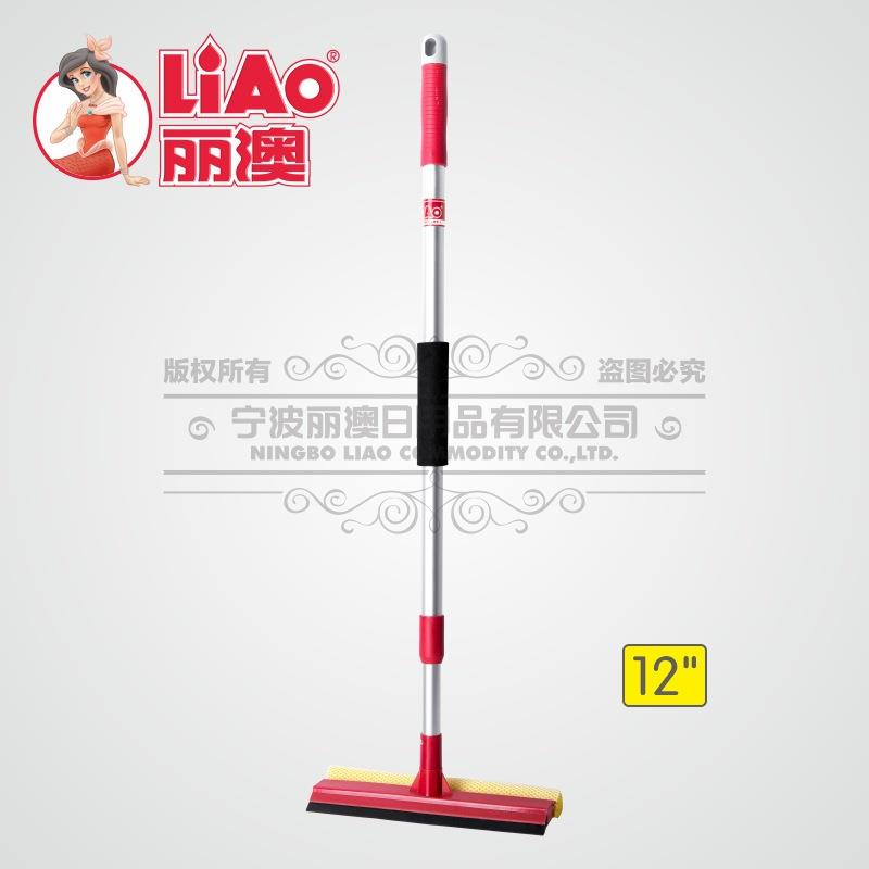 LIAO家用玻璃刮水擦铝合金伸缩擦窗户工具玻璃清洁器伸缩铝合金