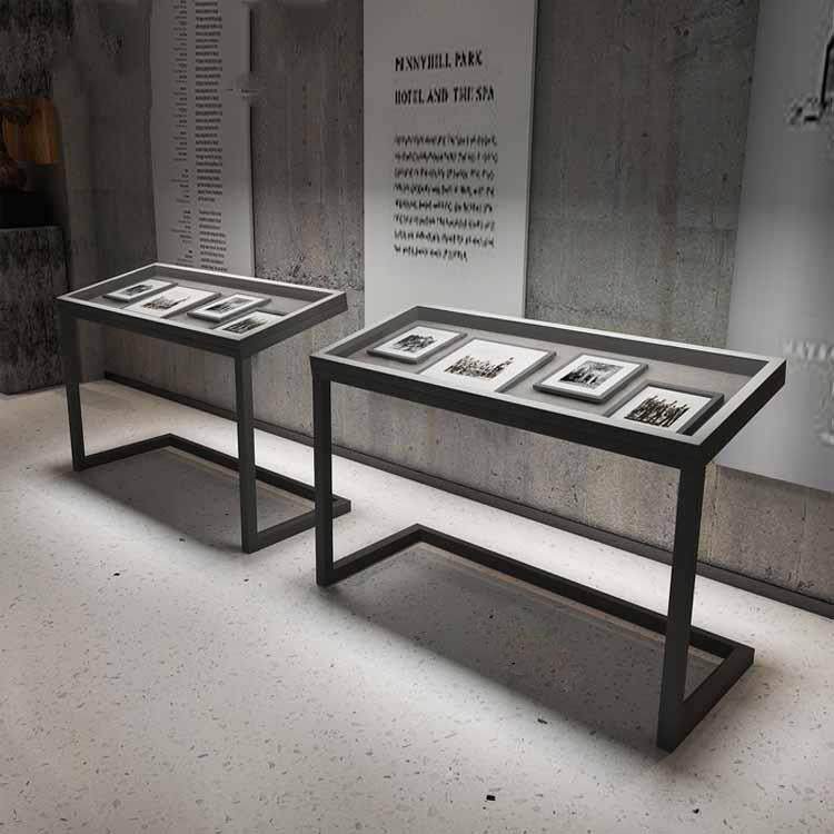定票据资料陈列柜历史文献文物展厅展览架制博物馆展架展馆展示柜
