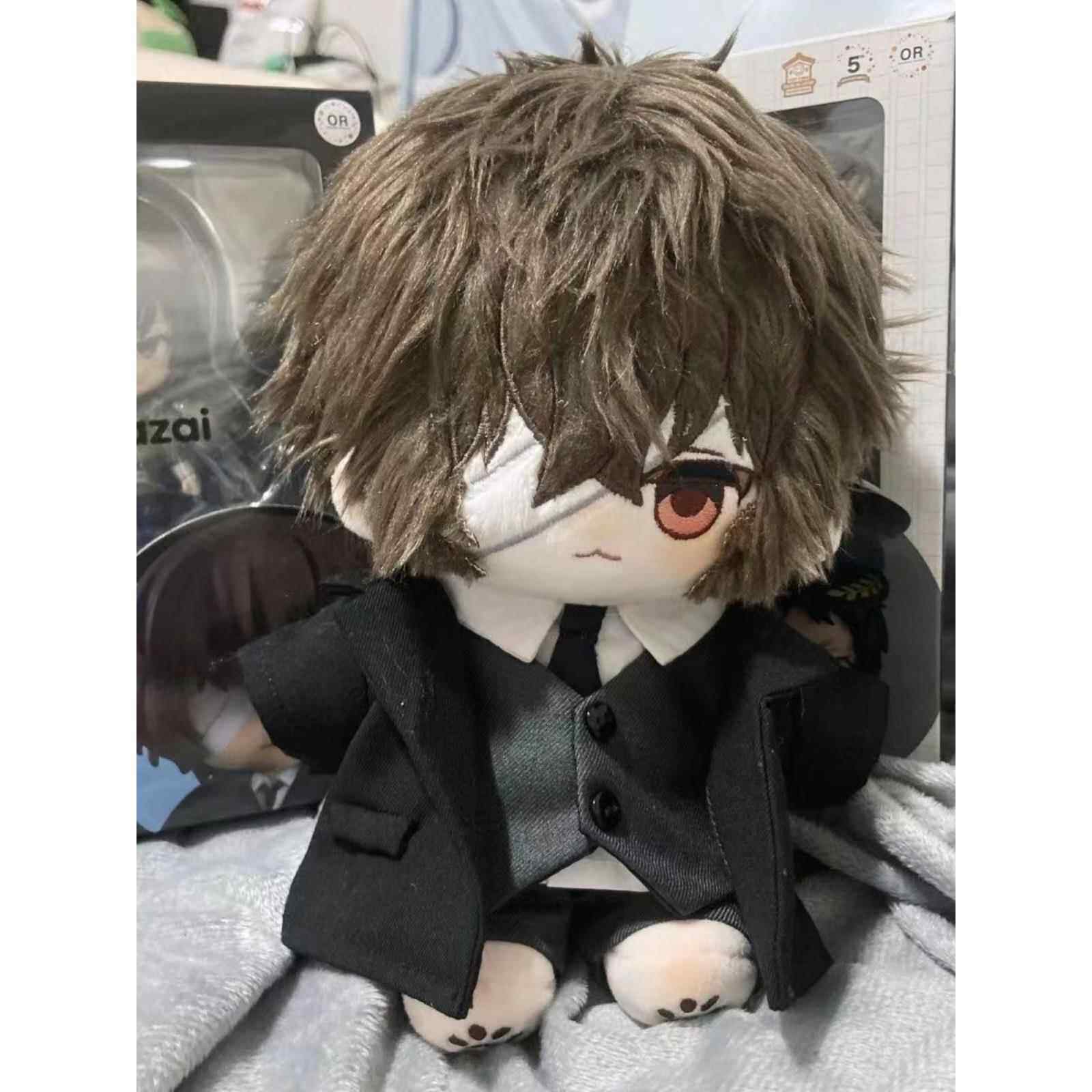 文豪野犬太宰治属性失格猫猫动漫同人周边20CM棉花娃娃节日礼物女