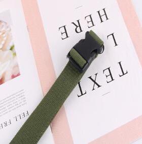 条纹布青少年调节腰带腰带腰链
