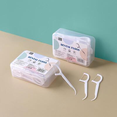 Household ultra-fine high molecular smooth dental floss pick