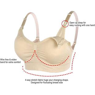 Nursing Wirefree Bra Pregnancy Preven Maternity Clothes Bras