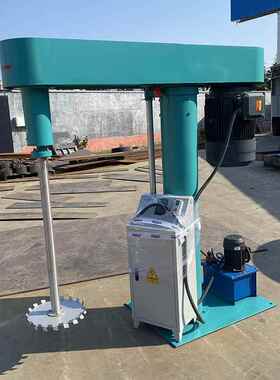 加工油漆涂乳胶料漆用变切频调速防轴爆抽真空QYX30KW双剪分散机