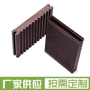 直销新款木塑实心地板家装建材木塑材料户外庭院阳台塑木实心地板